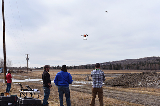 A crew in Alaska flying multiple ops during May 2017 testing