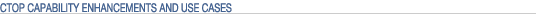 CTOP capability enhancements and use cases header