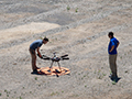 Click to see an image of the UTM team preparing for the TCL4/UTM flight tests in Reno, Nevada